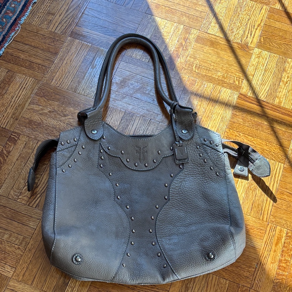 Frye Gray Studded Women's Bag